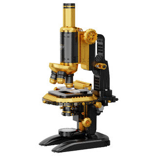Retro Microscope with Accessories Set - 1107 pcs