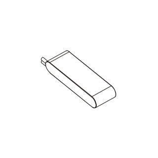 Line drawing of a NiMh battery with a smaller diameter on top
