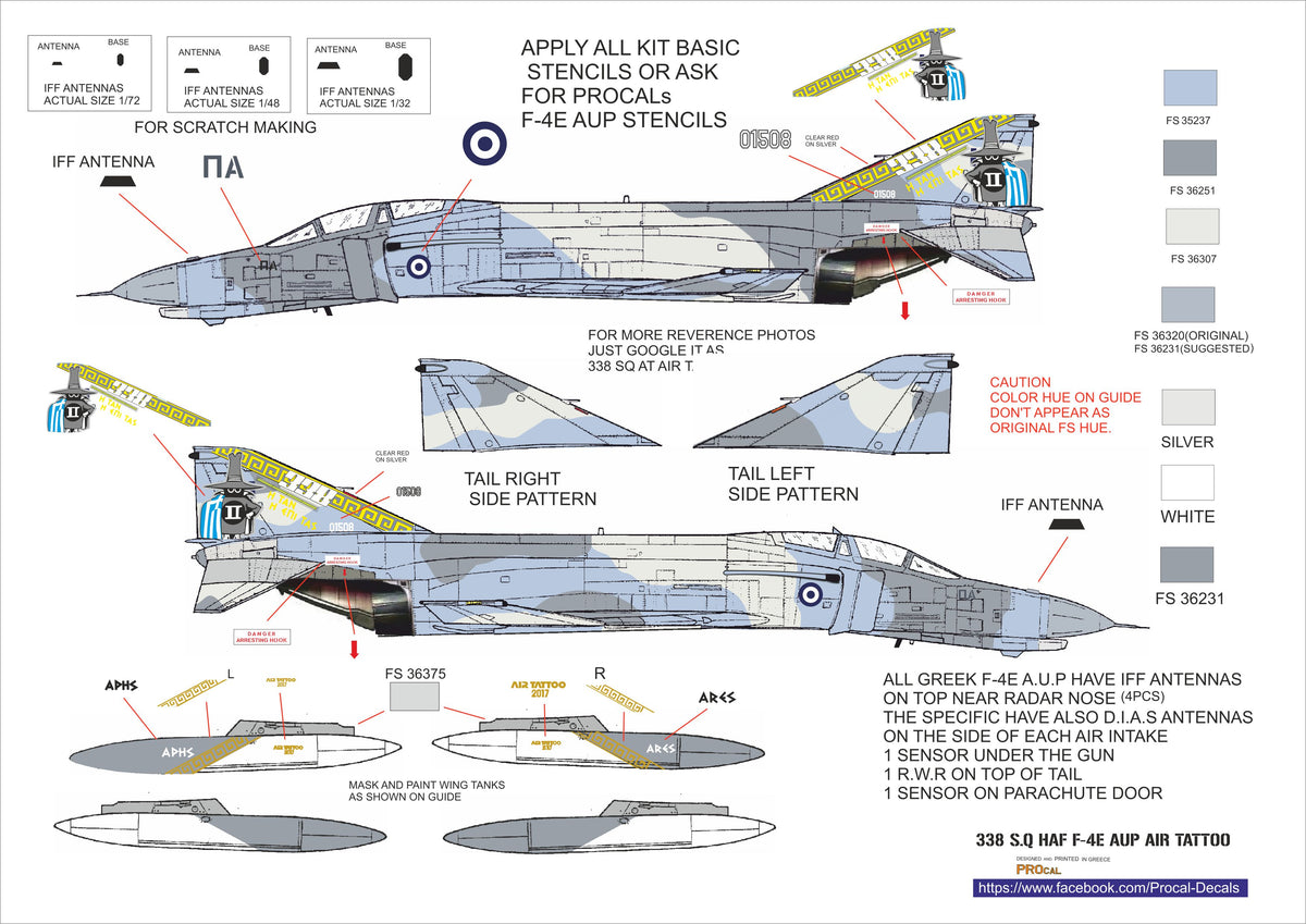 McDonnell F-4E AUP Phantom 338 sqn ARES that was at RIAT
