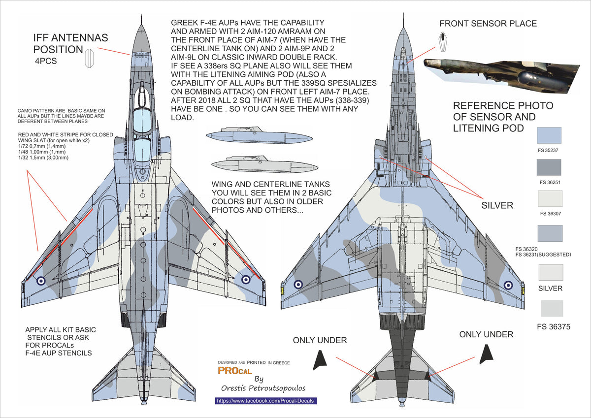 McDonnell F-4E AUP Phantom 338 sqn ARES that was at RIAT