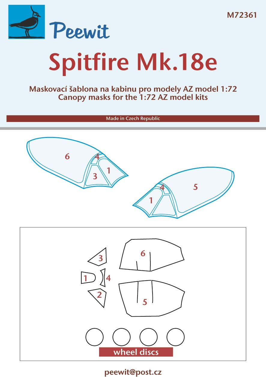 Supermarine Spitfire Mk.18e (designed to be used with AZ model kits)