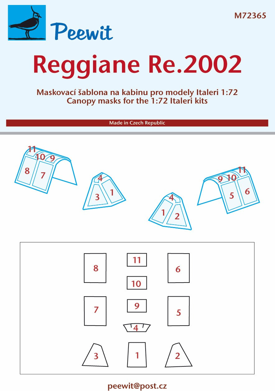 Reggiane Re.2002 (designed to be used with Italeri kits)