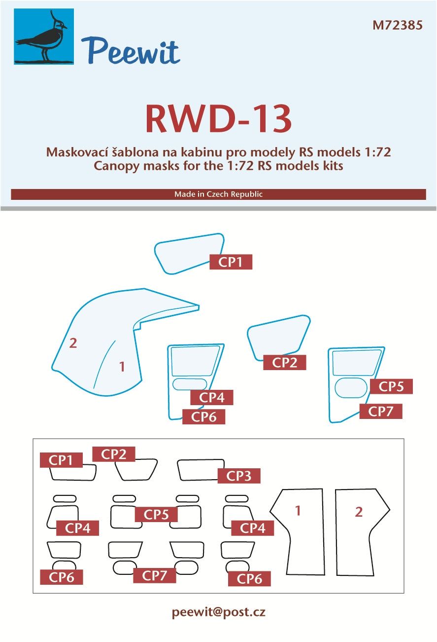 RWD-13 ( designed to be used with RS models kits)[RWD-13 Legion Condor RWD-13S/ST Romania Polish Middle]