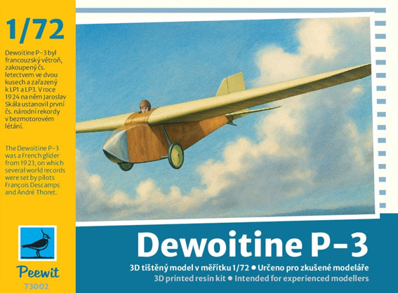 Dewoitine P-3 3D-Printed glider