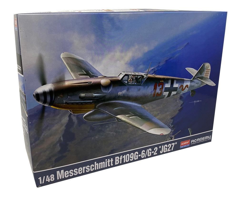 Academy German Air Force Messerschmitt Bf 109G-6/G-2 "JG 27" Fighter Aircraft PKAY12321
