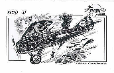 Spad XI decals: France/Belgium