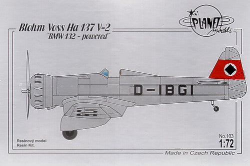 Blohm-und-Voss Ha-137V-2 'BMW-132 - Powered'