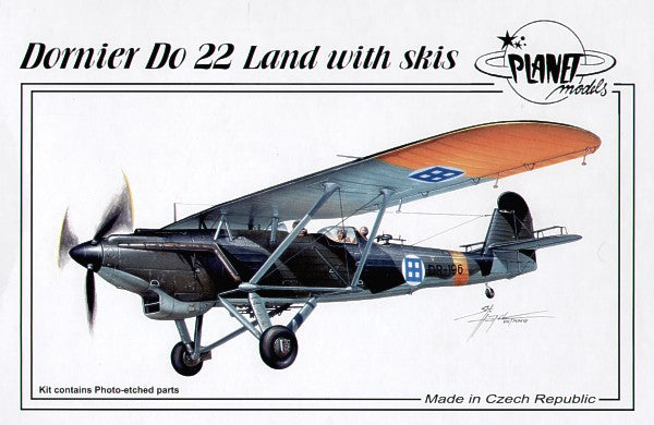 Planet Models Dornier Do-22 wheels/Skis- PLA12548 - Aircraft Kits
