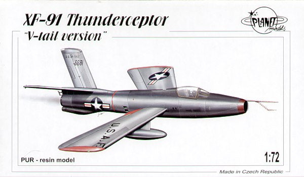 Republic XF-91 Thunderceptor 'V-tail version'