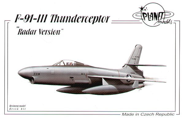 Republic XF-91 III Thunderceptor with radar