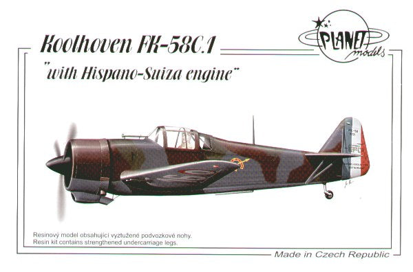 Koolhoven FK.58 with decals for France