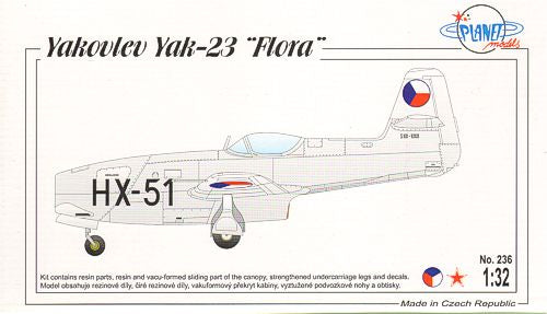 Planet Models Yakovlev Yak-23 Flora- PLA23632 - Aircraft Kits