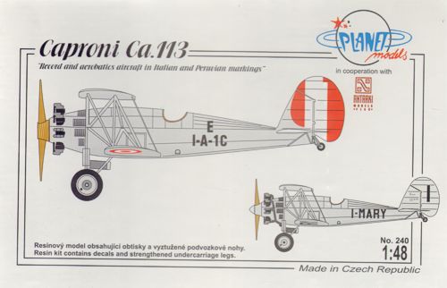 Caproni Ca.113 Italian and Peruvian Markings