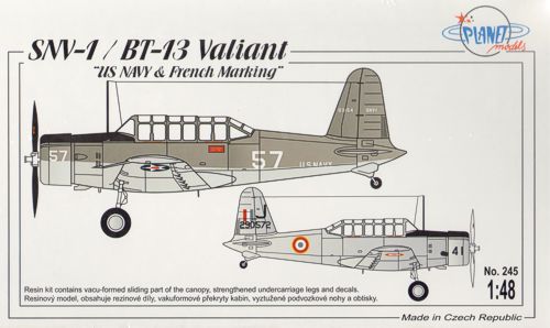 Vultee BT-13 Valiant with decals for USA and France; WWII [SNV-1/]