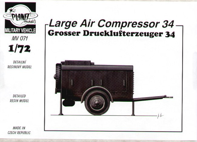 Grosser Drucklufterzeuger 34. it may sound impressive but it's only a large air compressor, ideal for dioramas