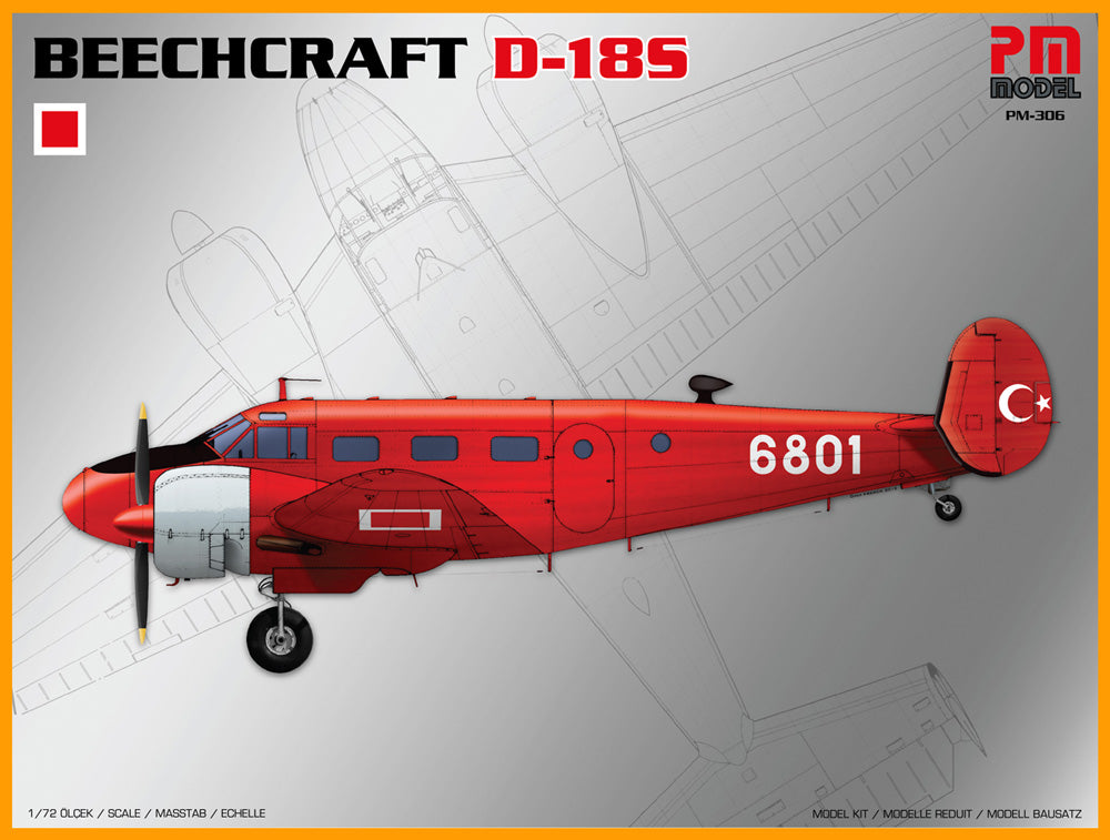 Re-issue! Beechcraft D-18 (C-45) Turkish Air Force