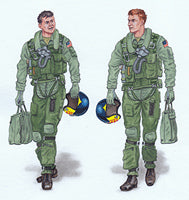 walking crew for Grumman F-14A/F-14B/F-14D Tomcat (designed to be used with Tamiya and Trumpeter kits)