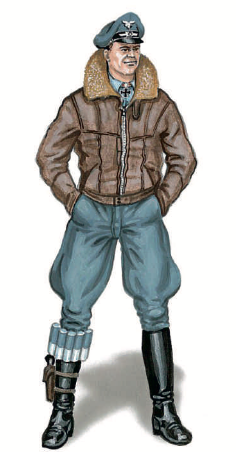 Focke-Wulf Fw-190 standing pilot