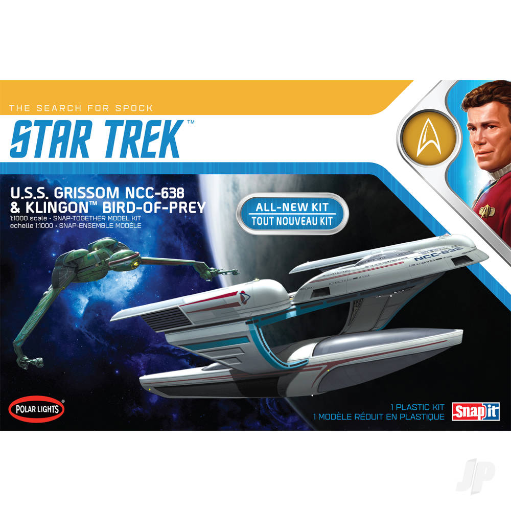 Polar Lights Star Trek U.S.S. Grissom / Klingon BoP (2-pack) POL957M