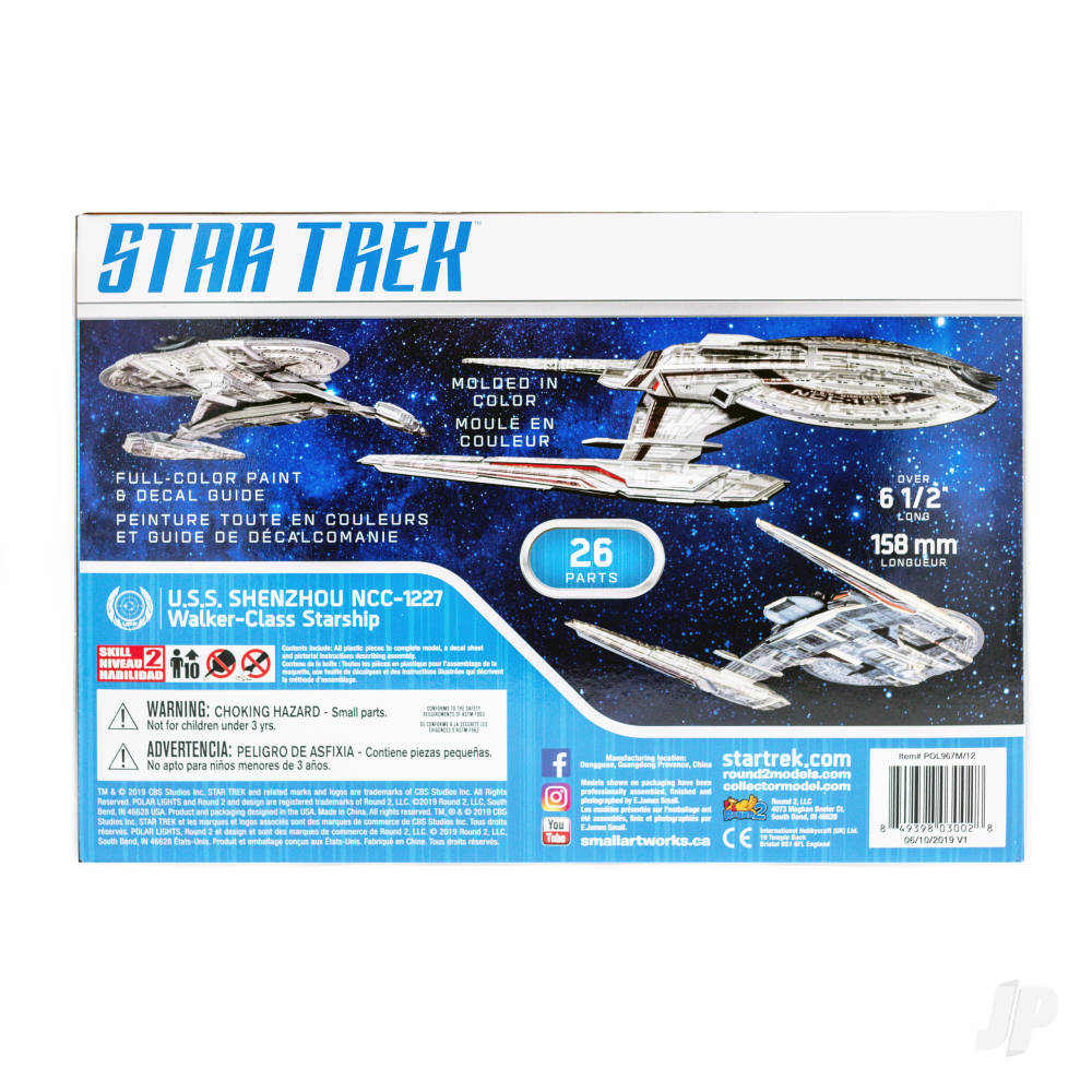 Polar Lights Star Trek USS Shenzhou (Snap) 2T POL967M 3