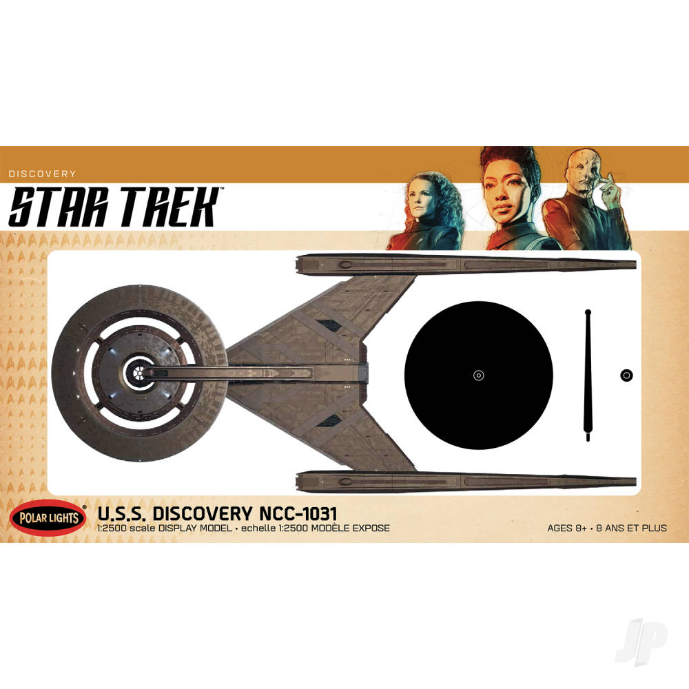 Polar Lights Star Trek Discovery U.S.S. Discovery Prebuilt Display Model 2T POL979M Main