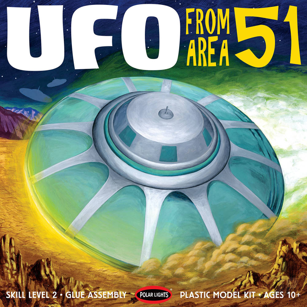 Polar Lights Area 51 UFO POL982