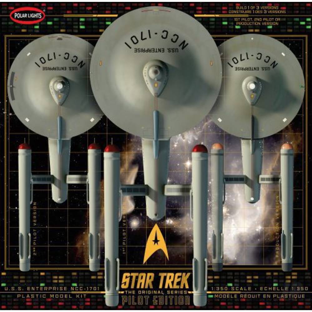 Polar Lights Star Trek TOS U.S.S. Enterprise w/Pilot Edition Parts POL993M