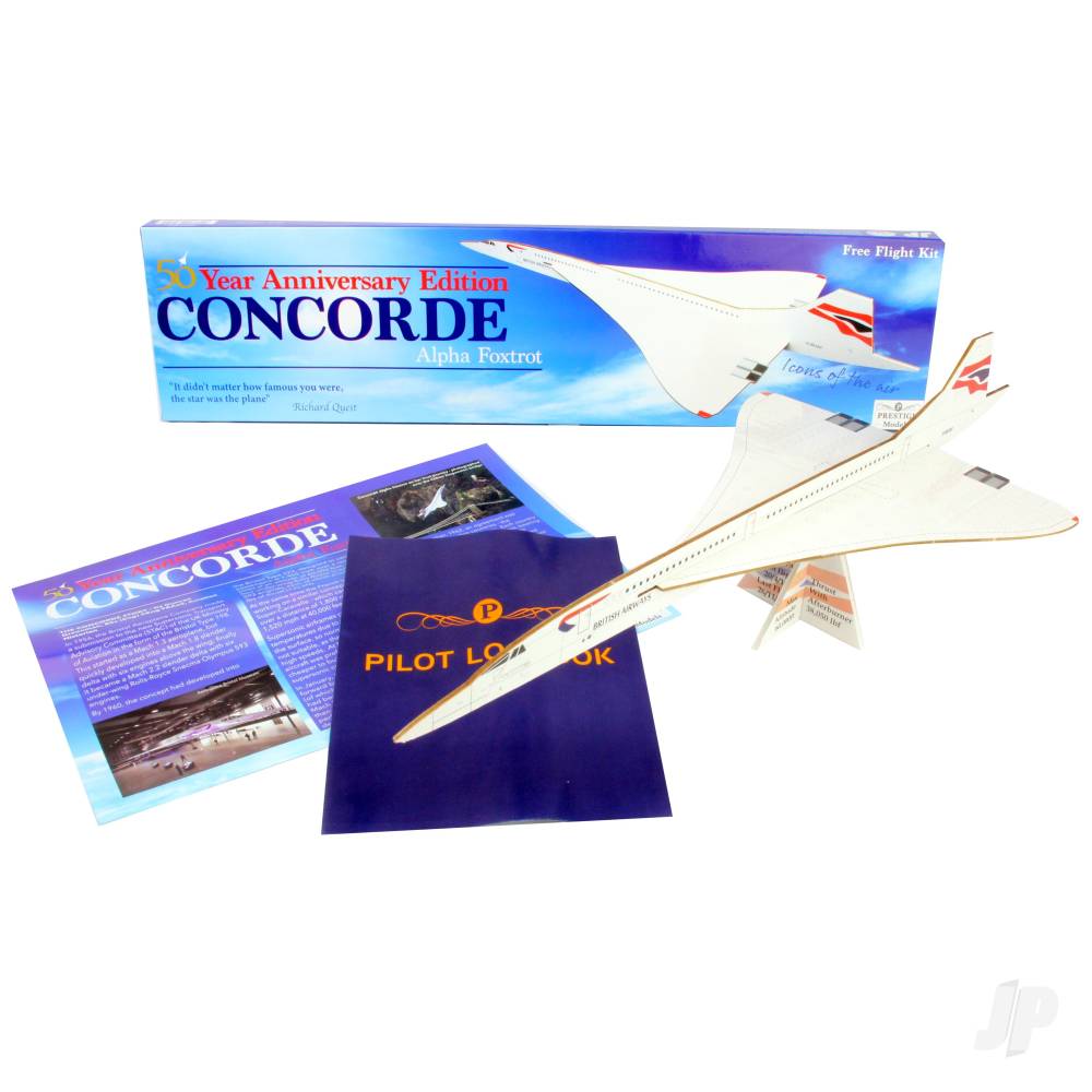 Prestige Models Concorde Alpha Foxtrot 50th Anniversary Edition Free-flight Kit PRS1002 1