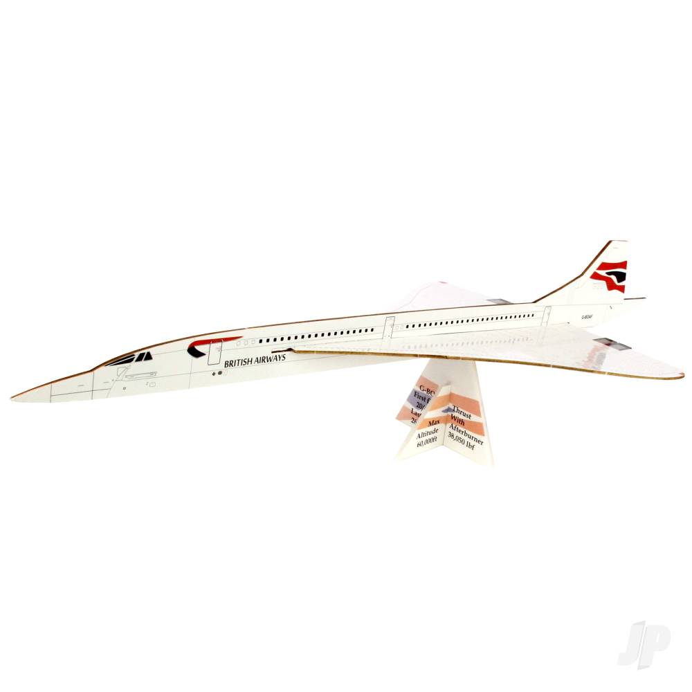 Prestige Models Concorde Alpha Foxtrot 50th Anniversary Edition Free-flight Kit PRS1002 3