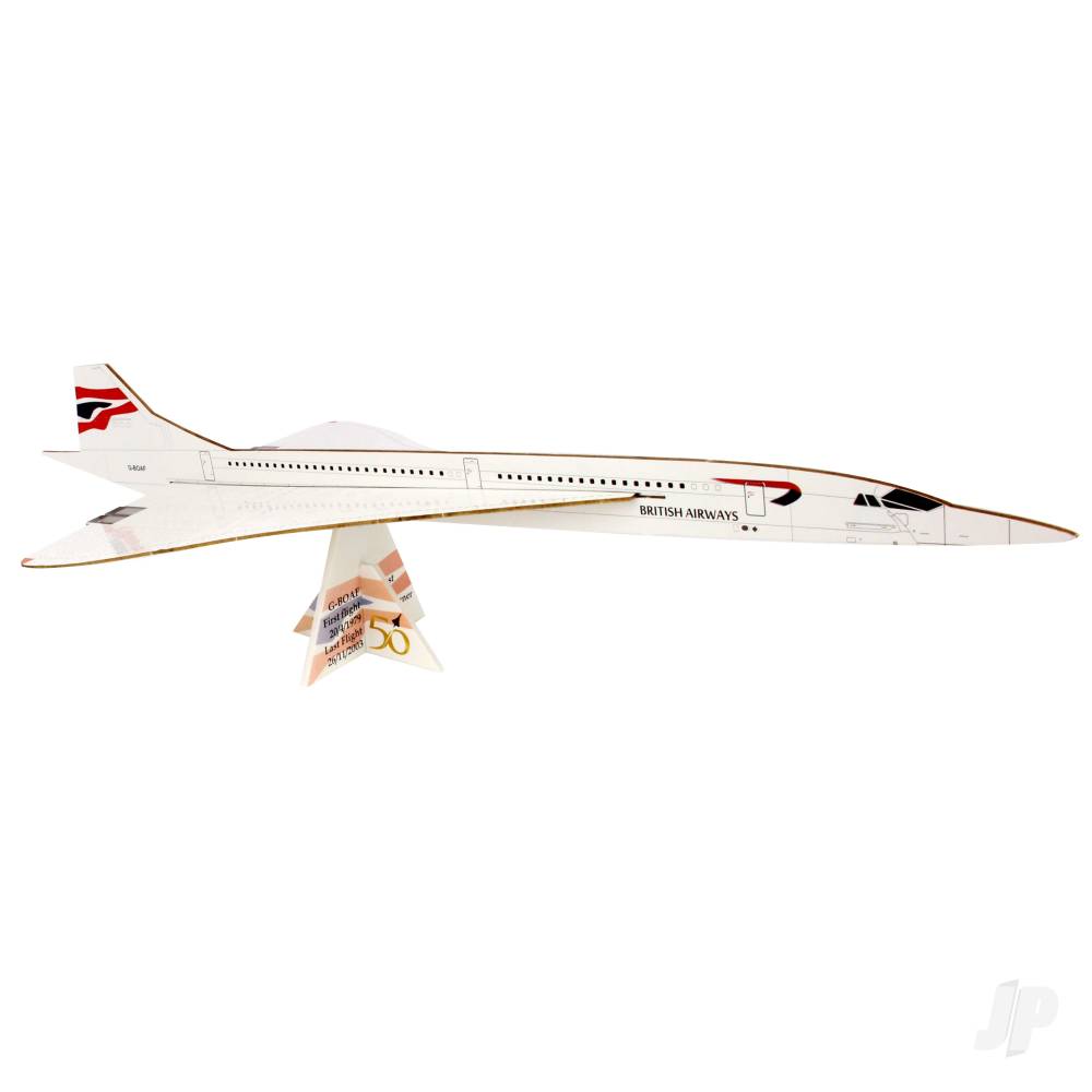 Prestige Models Concorde Alpha Foxtrot 50th Anniversary Edition Free-flight Kit PRS1002 5