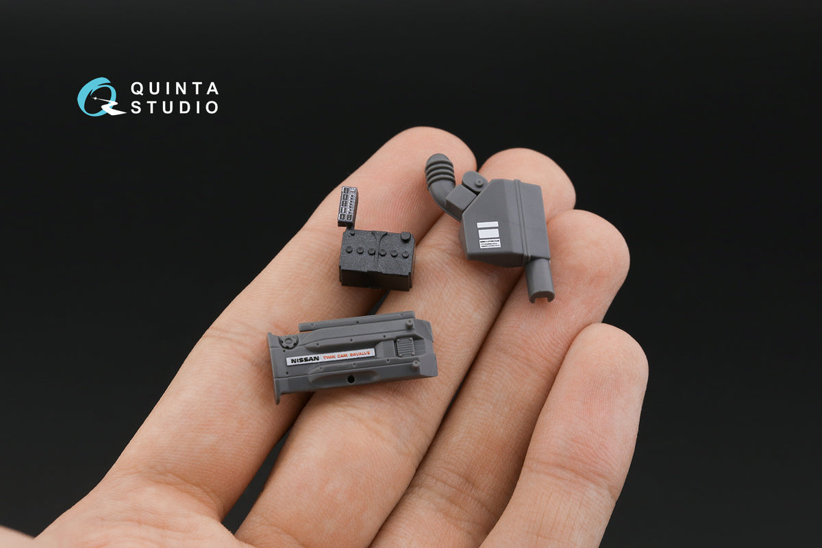 Nissan Skyline GT-R R32 3D-Printed coloured Interior on decal paper (designed to be used with Tamiya kits)