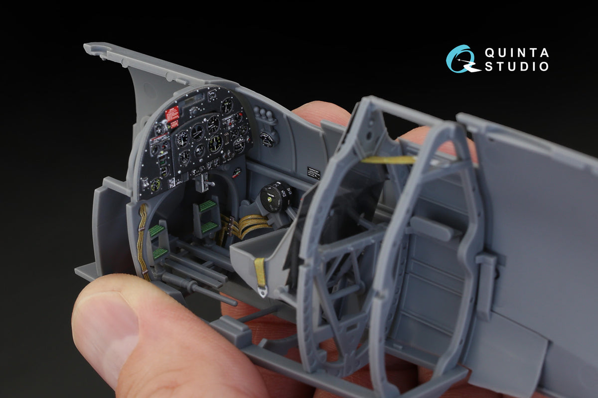 Supermarine Spitfire Mk.IXC 3D-Printed coloured Interior on decal paper (designed to be used with Tamiya kits)