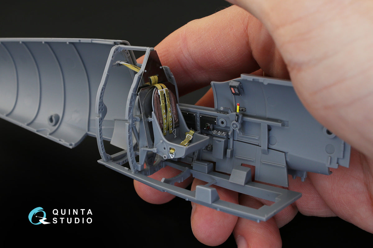 Supermarine Spitfire Mk.IXC 3D-Printed coloured Interior on decal paper (designed to be used with Tamiya kits)