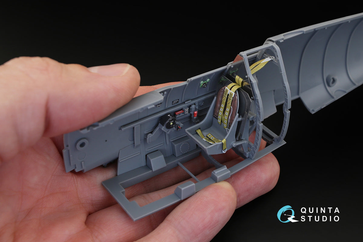 Supermarine Spitfire Mk.IXC 3D-Printed coloured Interior on decal paper (designed to be used with Tamiya kits)