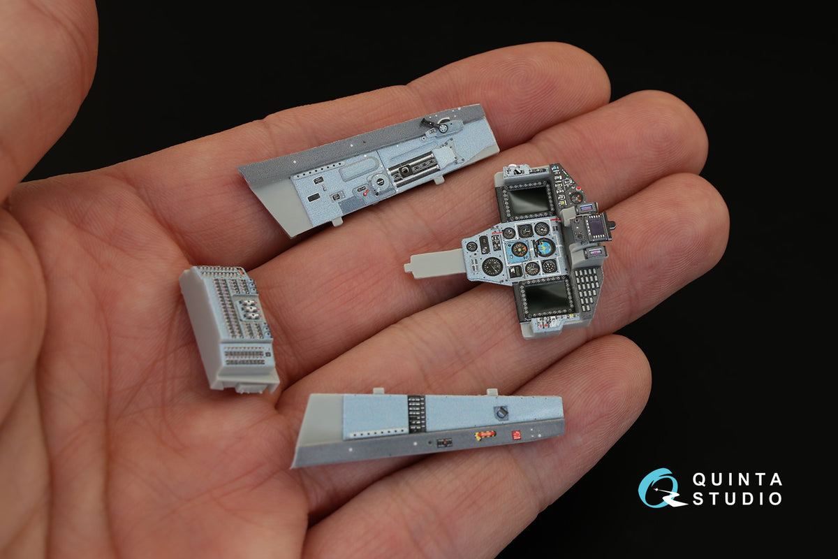 Mikoyan MiG-29SMT 3D-Printed coloured Interior on decal paper (designed to be used with Trumpeter kits)