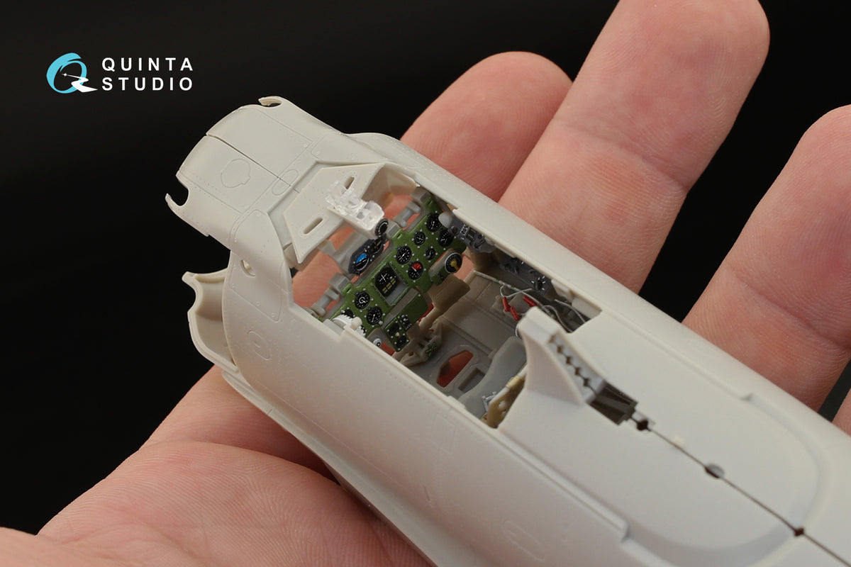 Mitsubishi A6M5 Zero (Nakajima prod.) 3D-Printed coloured Interior on decal paper (designed to be used with Tamiya kits)
