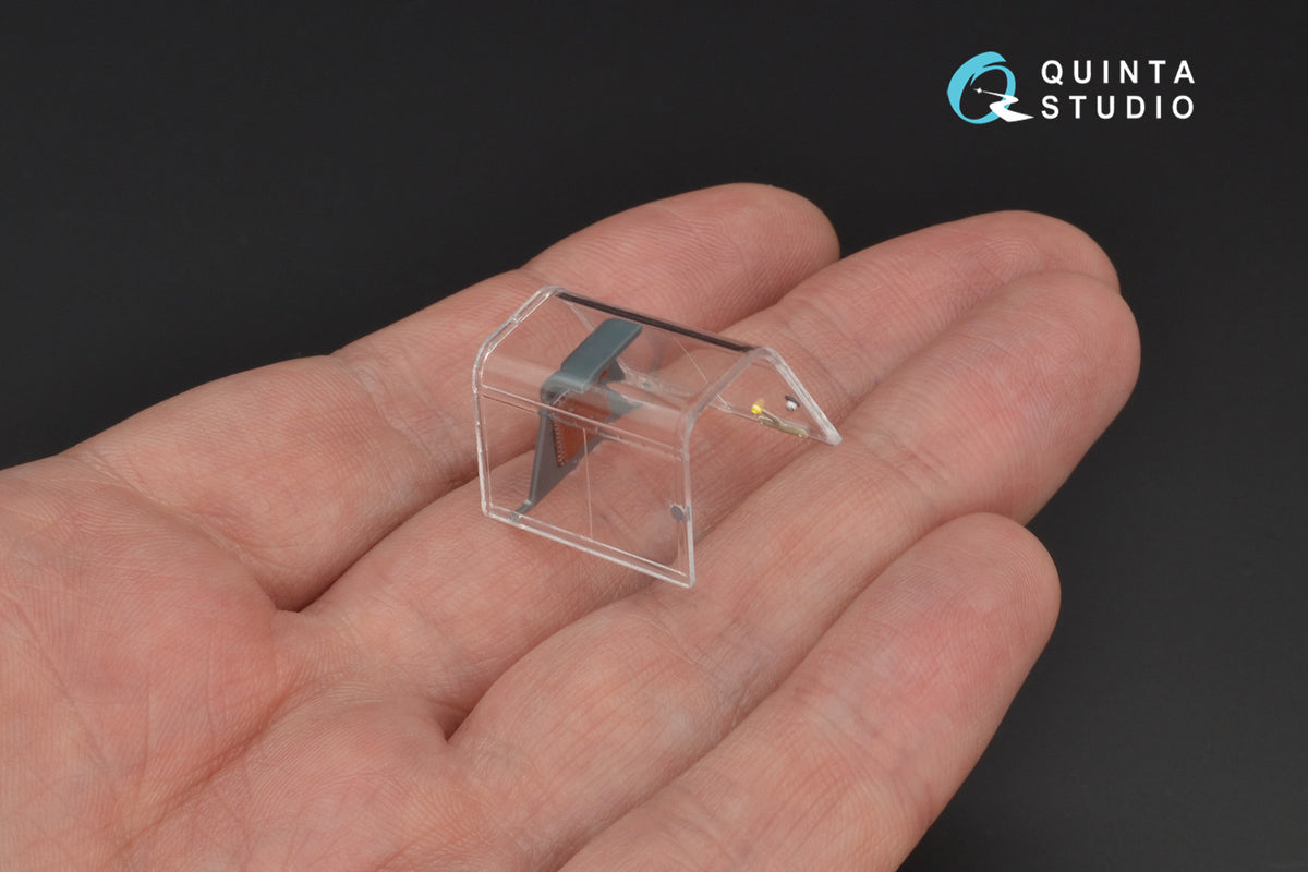 Messerschmitt Bf-109E-1 3D-Printed coloured Interior on decal paper (designed to be used with Eduard kits)