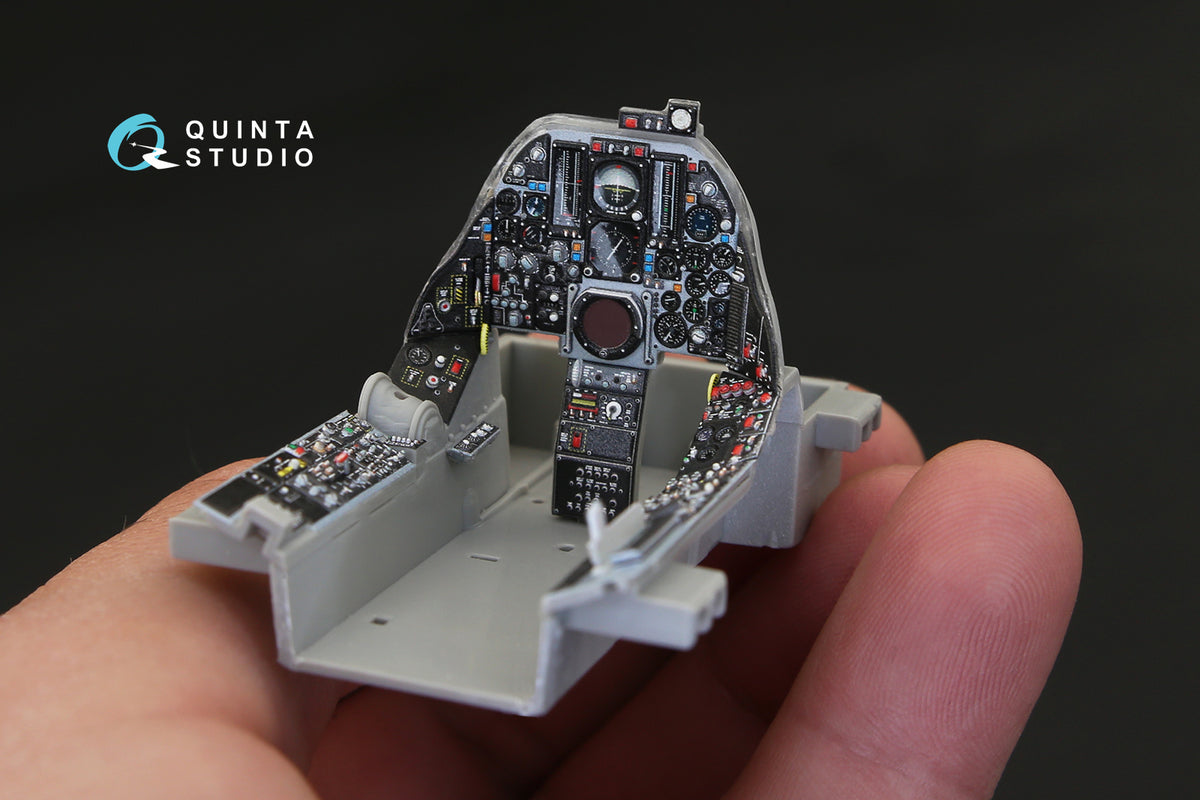 Republic F-105D Thunderchief 3D-Printed coloured Interior on decal paper (designed to be used with Trumpeter kits)