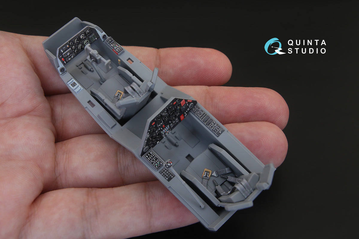 Bell AH-1G Cobra 3D-Printed coloured Interior on decal paper (designed to be used with ICM UA UK and Revell kits)