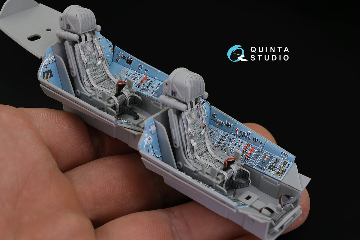 Sukhoi Su-27UB 3D-Printed coloured Interior on decal paper (designed to be used with Trumpeter kits)