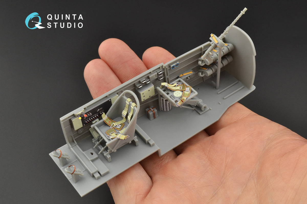 Junkers Ju-87A 'Stuka' 3D-Printed coloured Interior on decal paper (designed to bee used with Trumpeter kits)