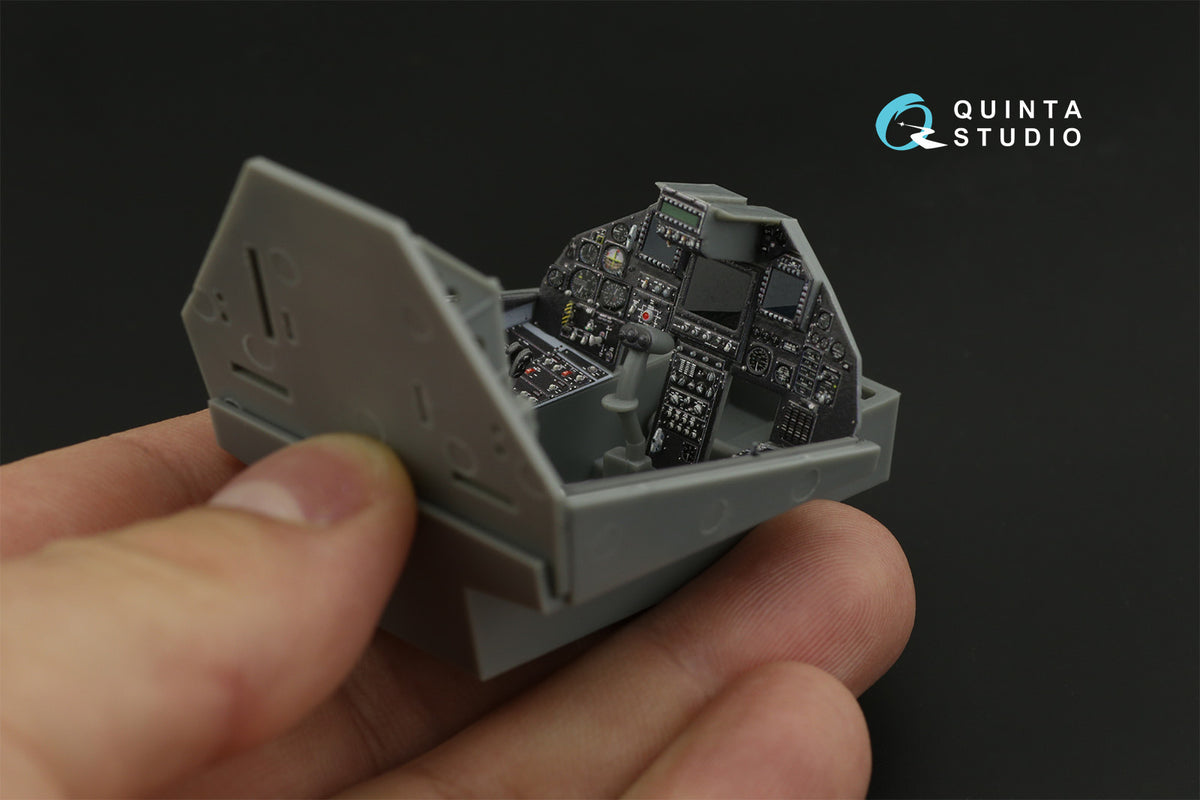 Lockheed F-117A Nighthawk 3D-Printed coloured Interior on decal paper (designed to be used with Trumpeter kits)
