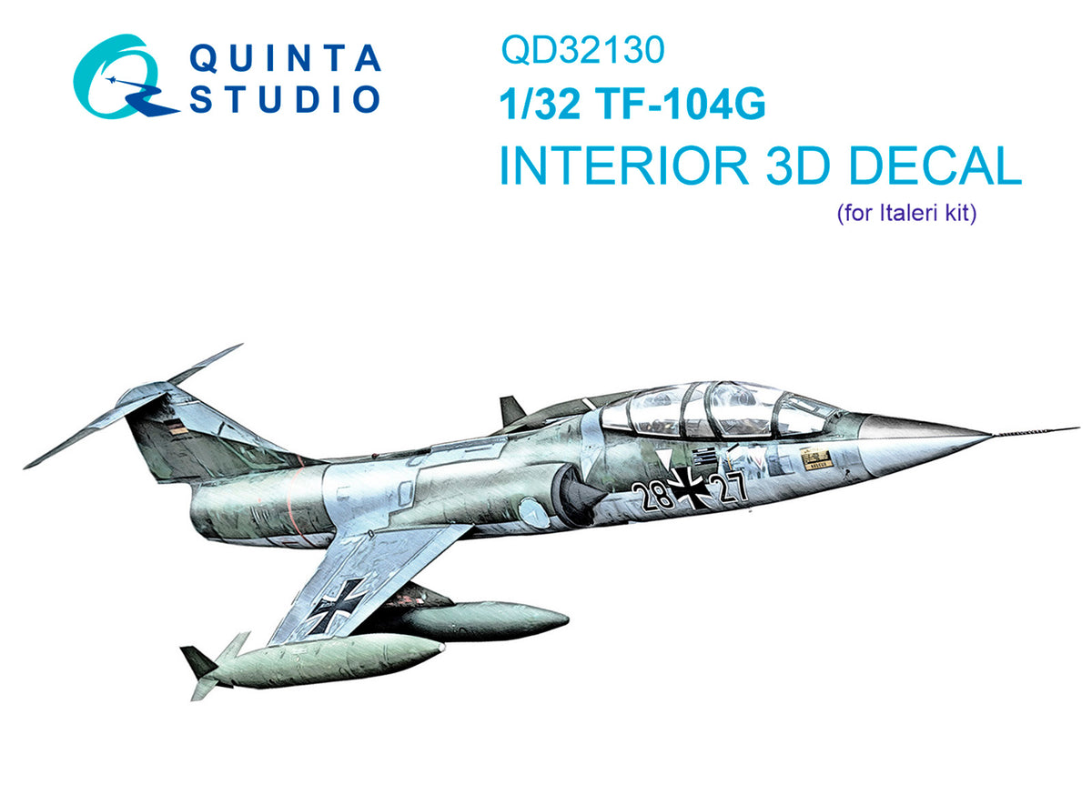 Lockheed TF-104G Starfighter (designed to be used with Italeri kits)