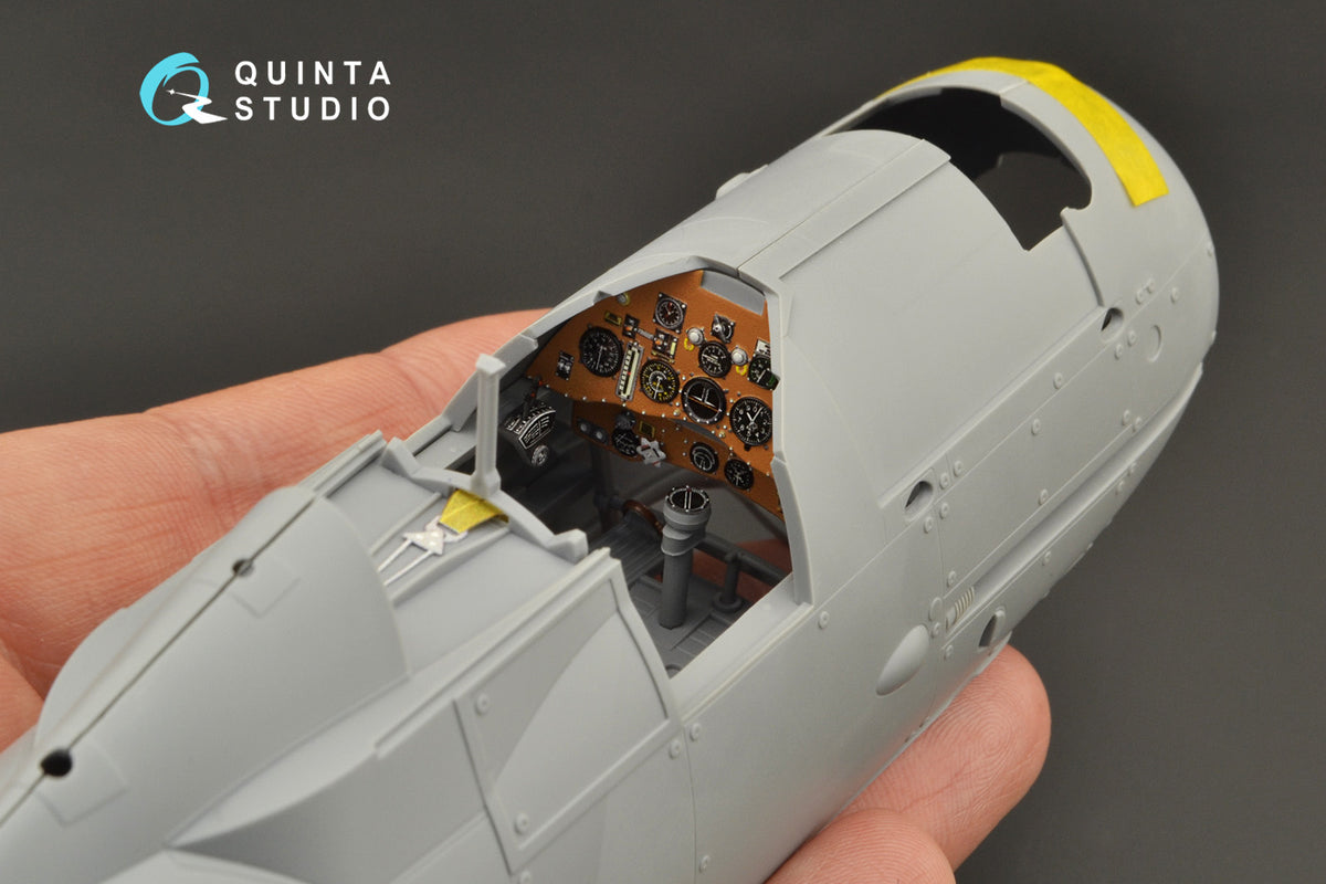 Gloster Gladiator Mk.I 3D-Printed coloured Interior on decal paper (designed to be used with ICM UA UK kits)