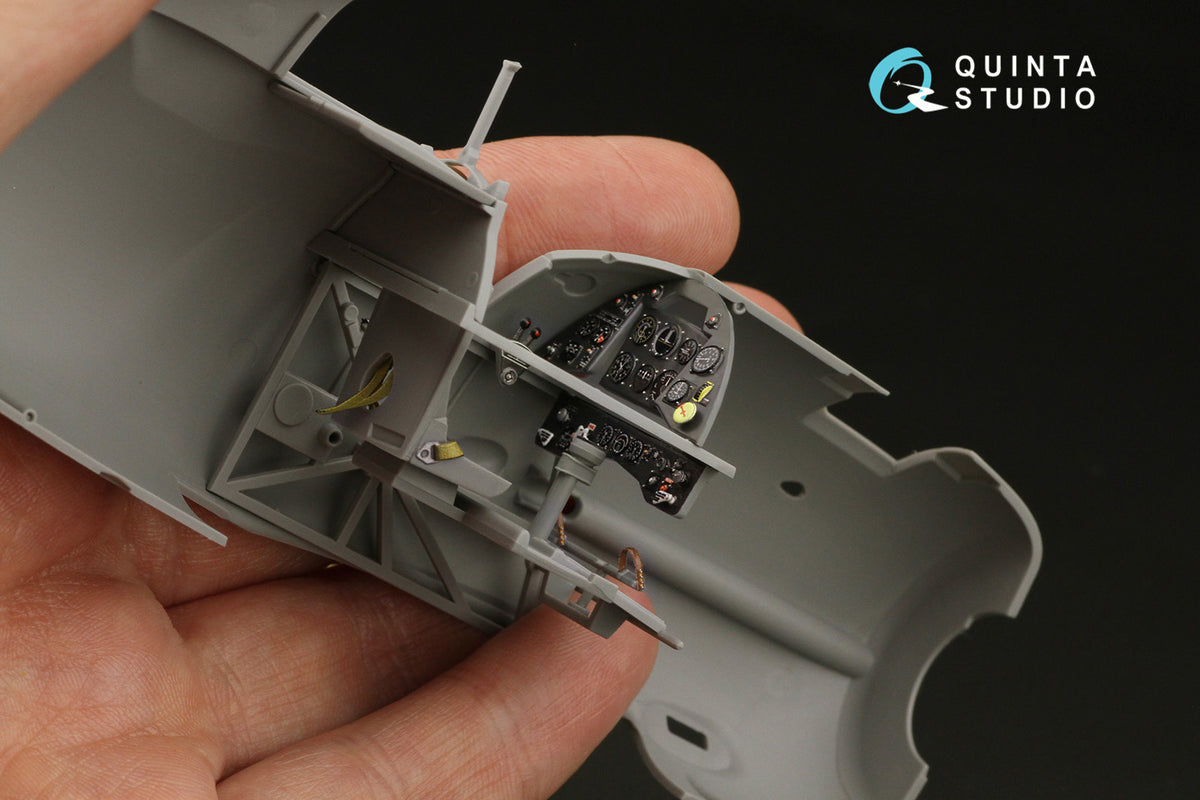Gloster Gladiator Mk.II 3D-Printed coloured Interior on decal paper (designed to be used with ICM UA UK kits)