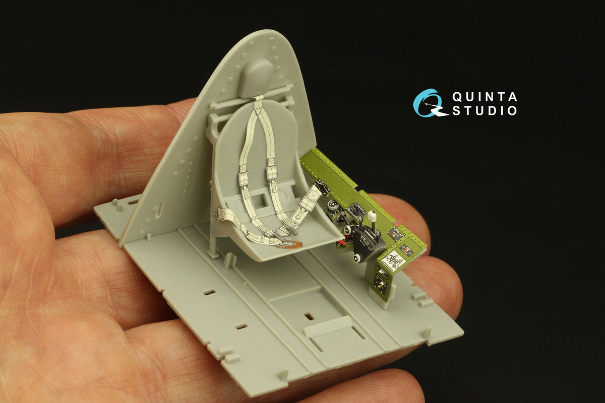 Grumman F6F-5N Hellcat (3D-Printed) & coloured Interior on decal paper(designed to be used with Trumpeter kits)