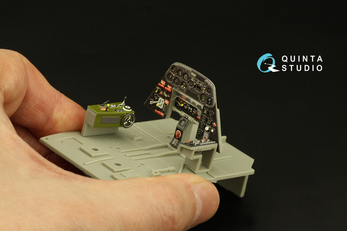 Grumman TBM-3 Avenger 3D-Printed coloured Interior on decal paper (designed to be used with Trumpeter kits)
