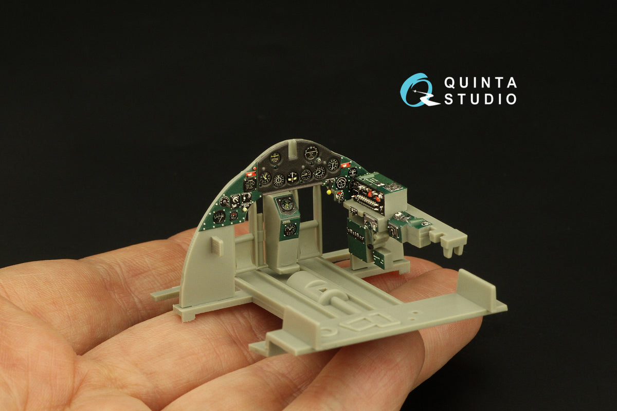 Grumman F4F-4 Wildcat 3D-Printed coloured Interior on decal paper (designed to be used with Trumpeter kits)