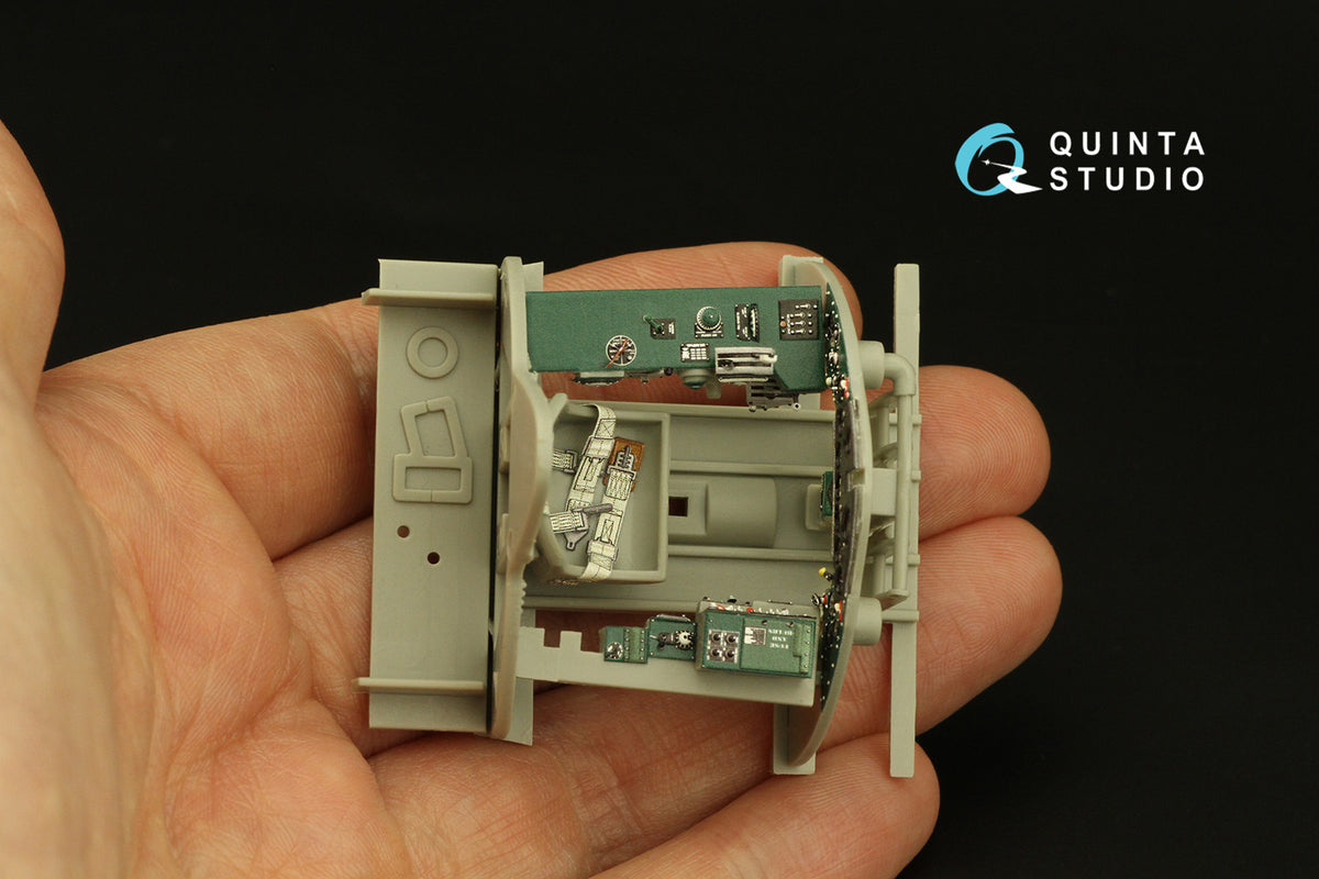 Grumman F4F-4 Wildcat 3D-Printed coloured Interior on decal paper (designed to be used with Trumpeter kits)