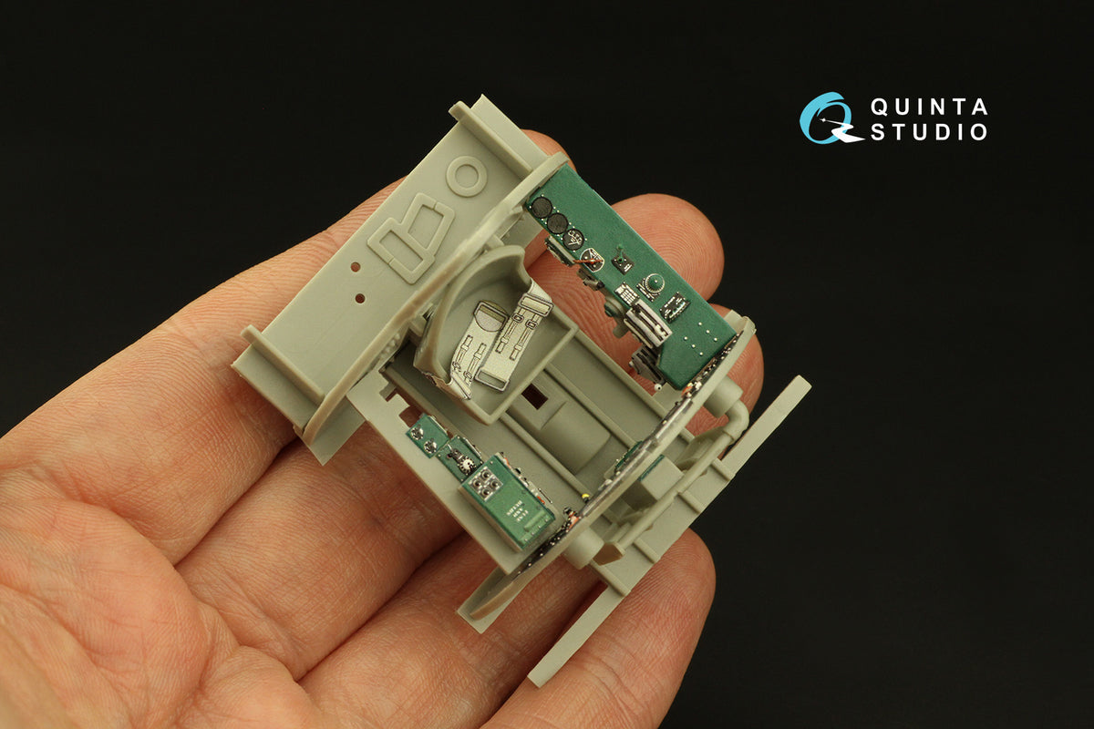 Grumman F4F-3 Wildcat 3D-Printed coloured Interior on decal paper (designed to be used with Trumpeter kits)